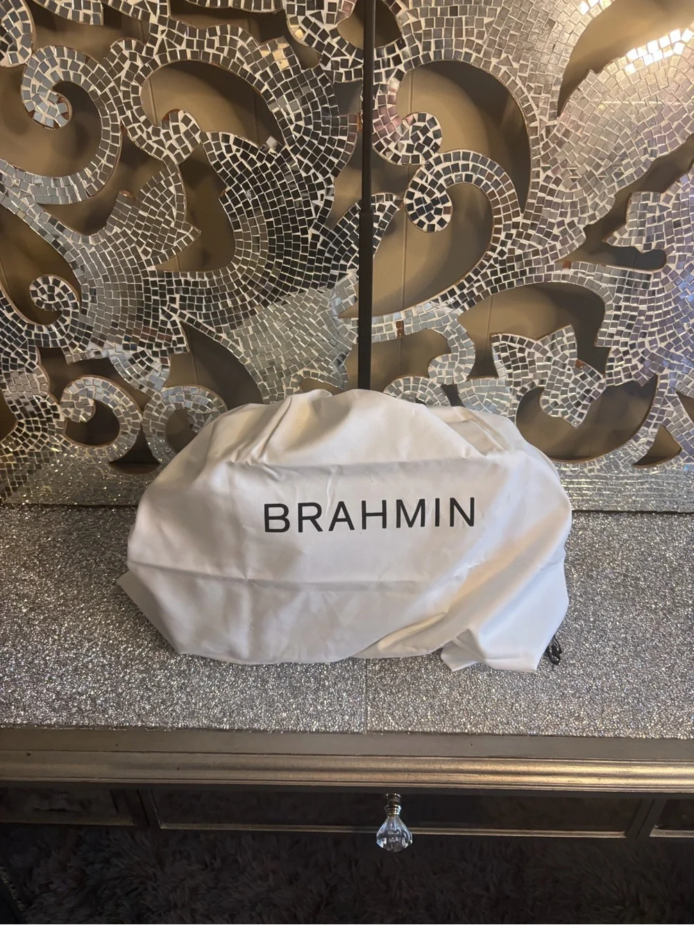 ⭐️Brahmin Cami Heroic Purple Kingstone Leather Satchel Handbag